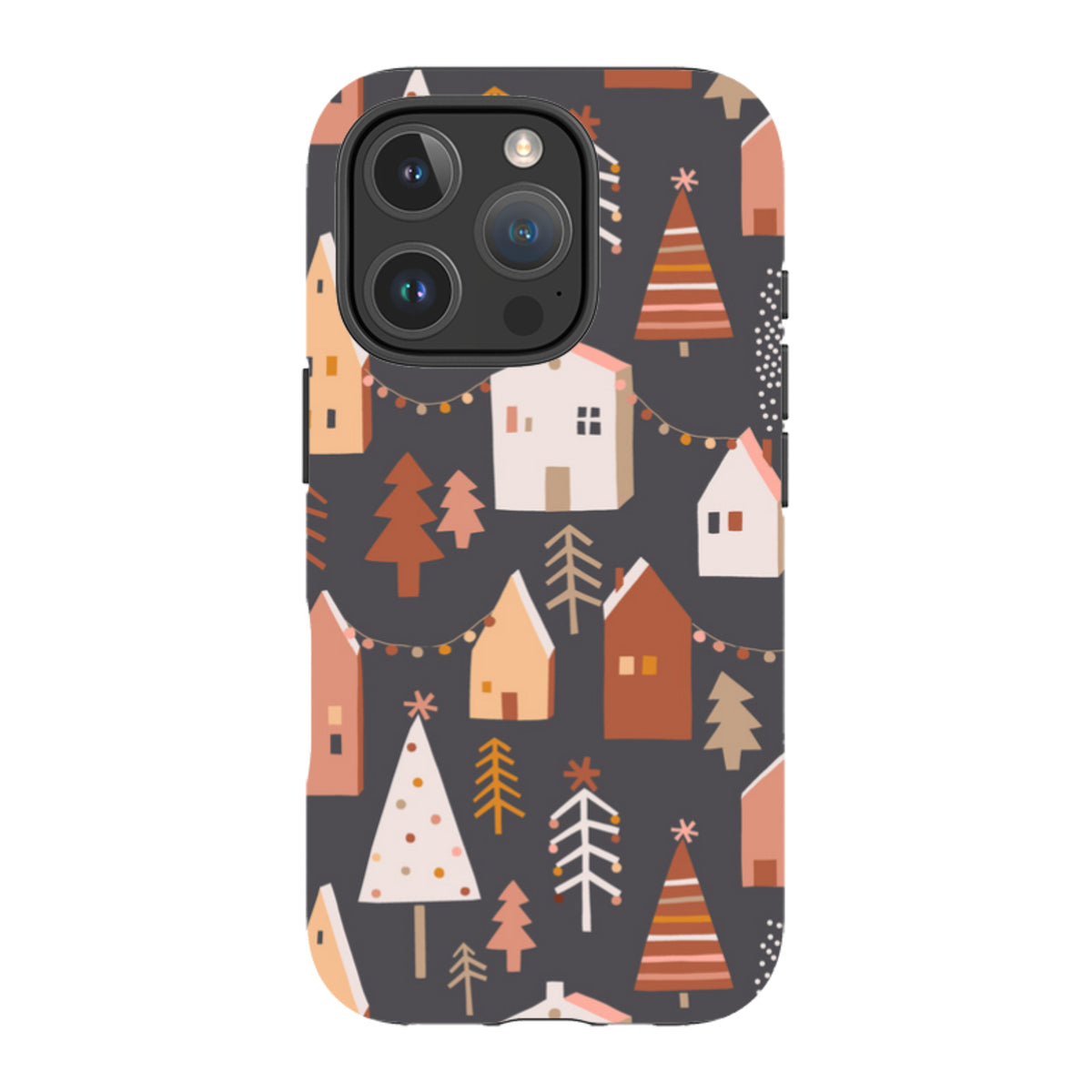 iPhone MagSafe Tough Case - Street Xmas Dark