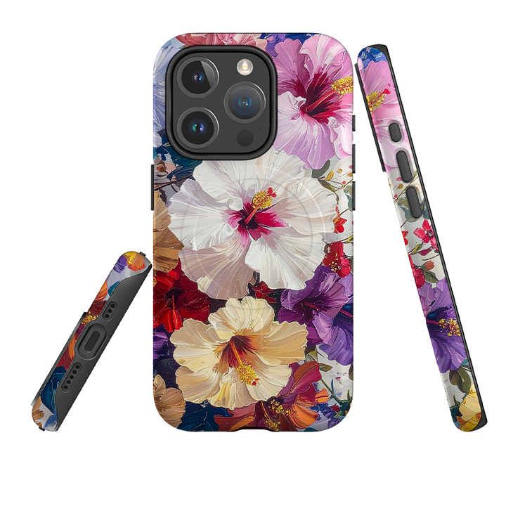 iPhone MagSafe Tough Case – Sommer Blumenmuster Britten