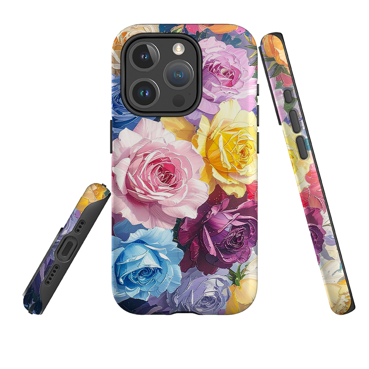 iPhone MagSafe Tough Case - Summer Floral Roses