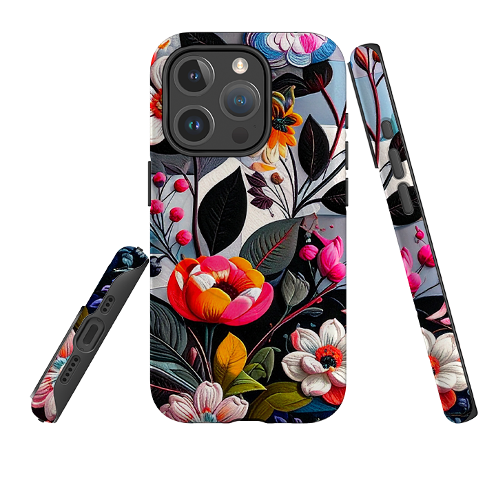 iPhone MagSafe Tough Case – Sommerliche Blumenmuster