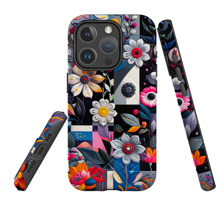 iPhone MagSafe Tough Case - Summer Petal Garden