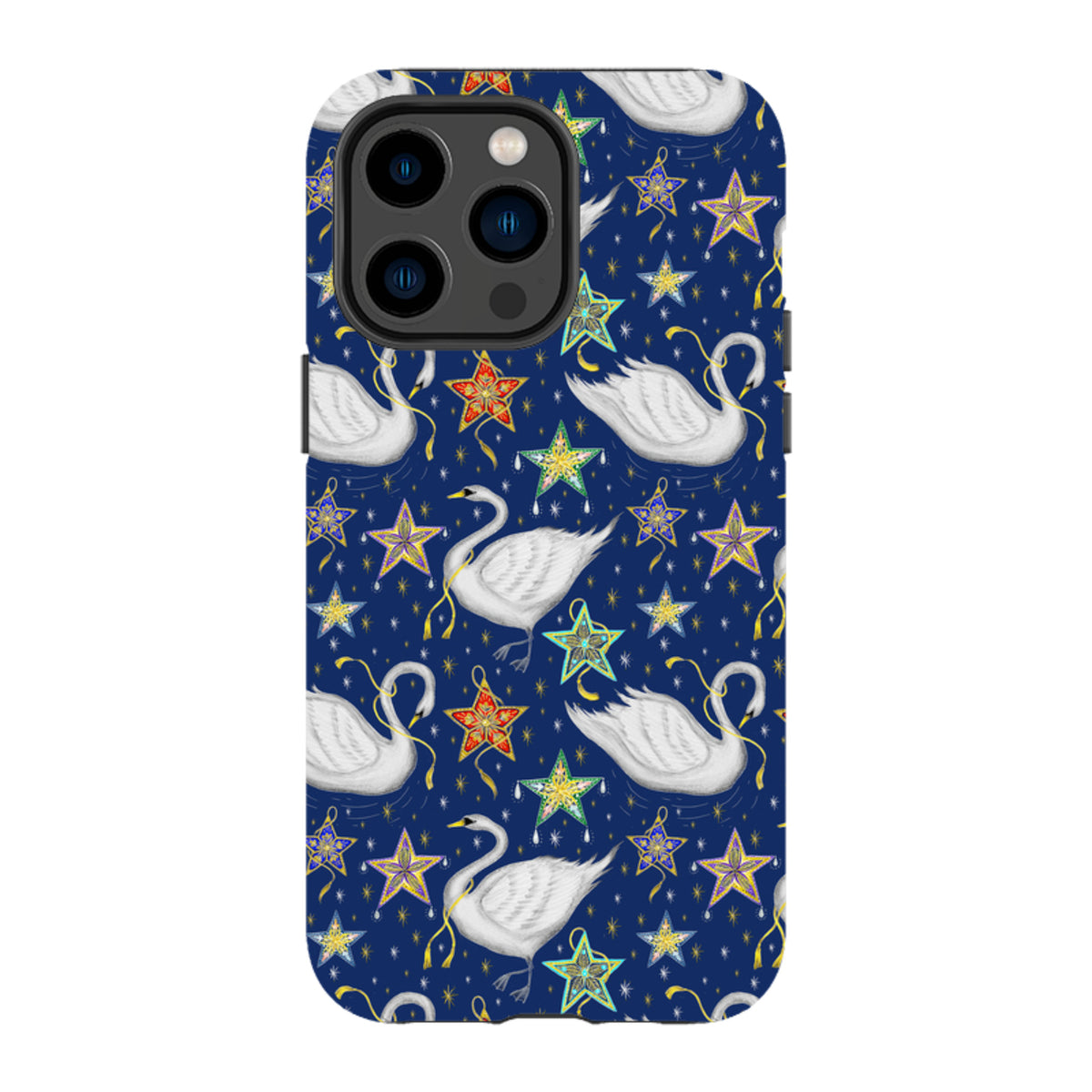 iPhone MagSafe Tough Case -  Swan Pattern By Catherine Rowe