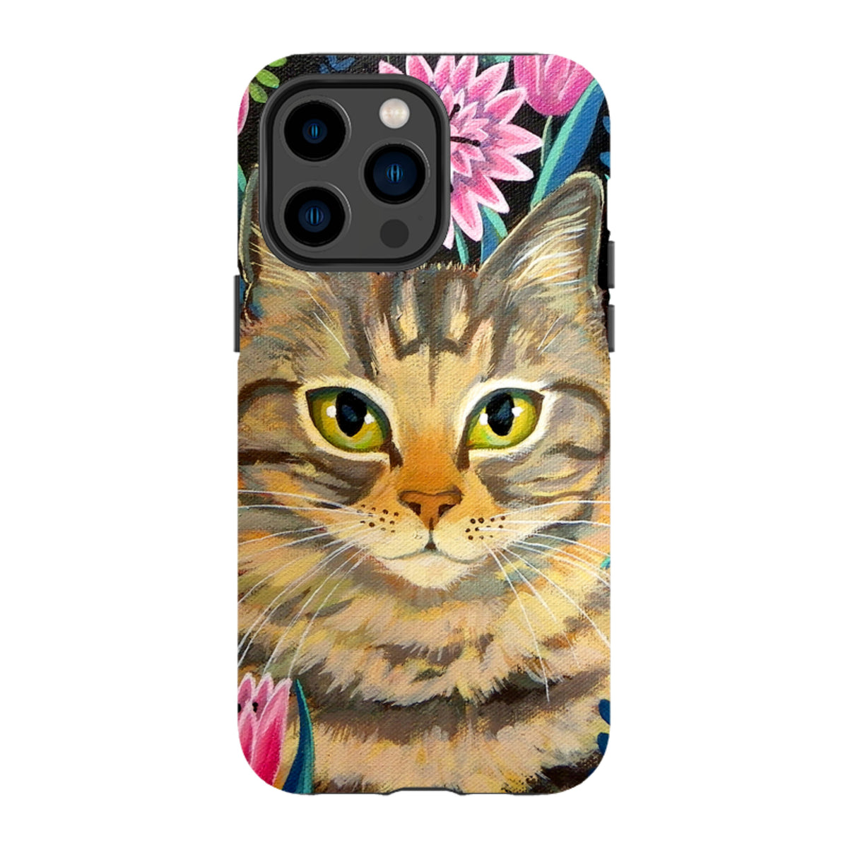 iPhone MagSafe Tough Case - Tabby Cat By Mary Stubberfield