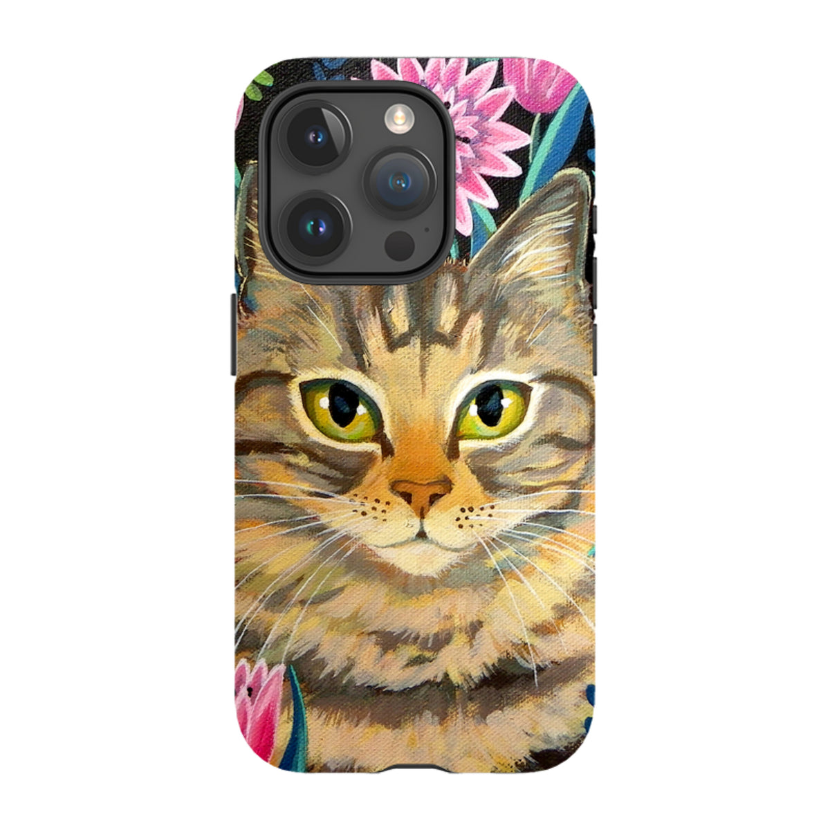 iPhone MagSafe Tough Case - Tabby Cat By Mary Stubberfield