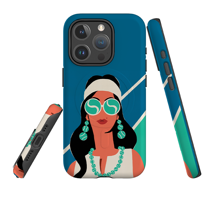 iPhone MagSafe Tough Case -  Tennis Fashion By Paul Thurlby