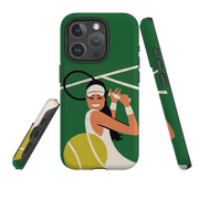 iPhone MagSafe Tough Case -  Tennis Star By Paul Thurlby