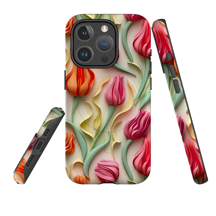 iPhone MagSafe Tough Case - The Hague Tulips