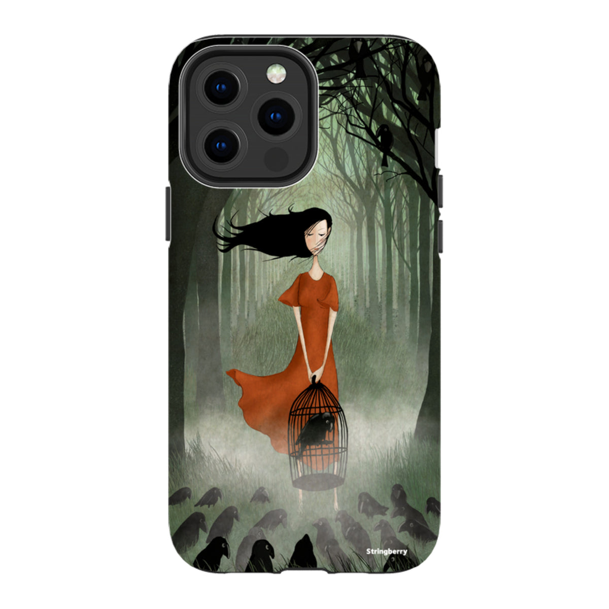 iPhone MagSafe Tough Case - The Raven Girl By Maja Lindberg