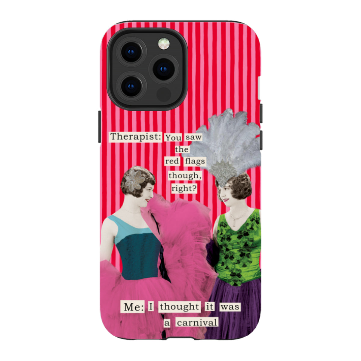 iPhone MagSafe Tough Case - Therapist Red Flag By Clare Jordan