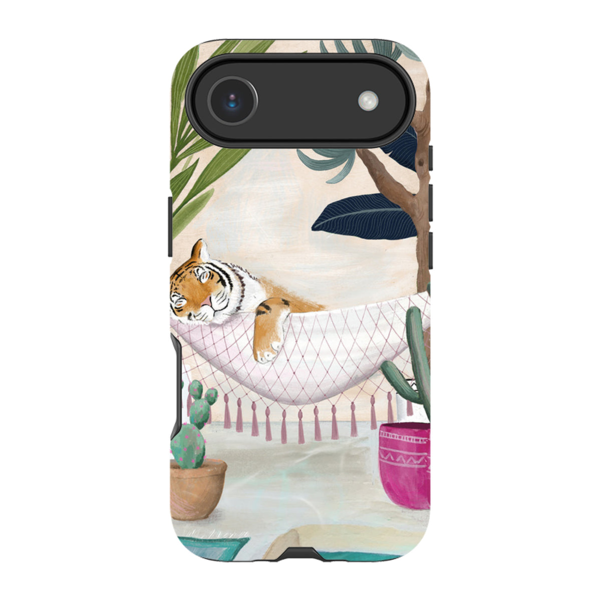 iPhone MagSafe Tough Case - Tiger Hammock By Bex Parkin