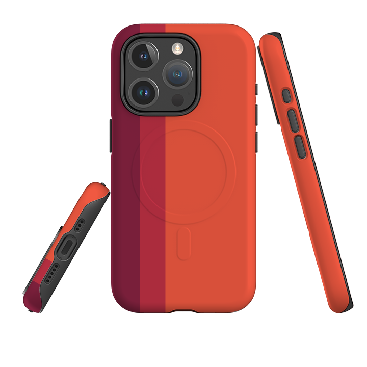 iPhone MagSafe Tough Case - Tokyo Chroma Stripe