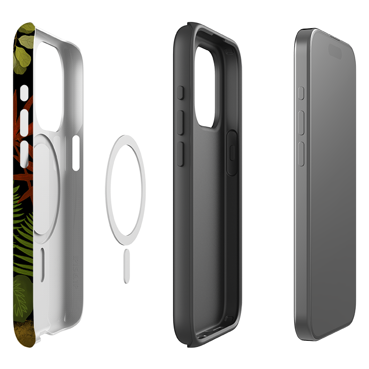 iPhone MagSafe Tough Case - Toucan Leopard By Bex Parkin