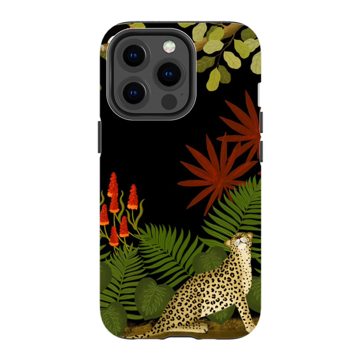 iPhone MagSafe Tough Case - Toucan Leopard By Bex Parkin