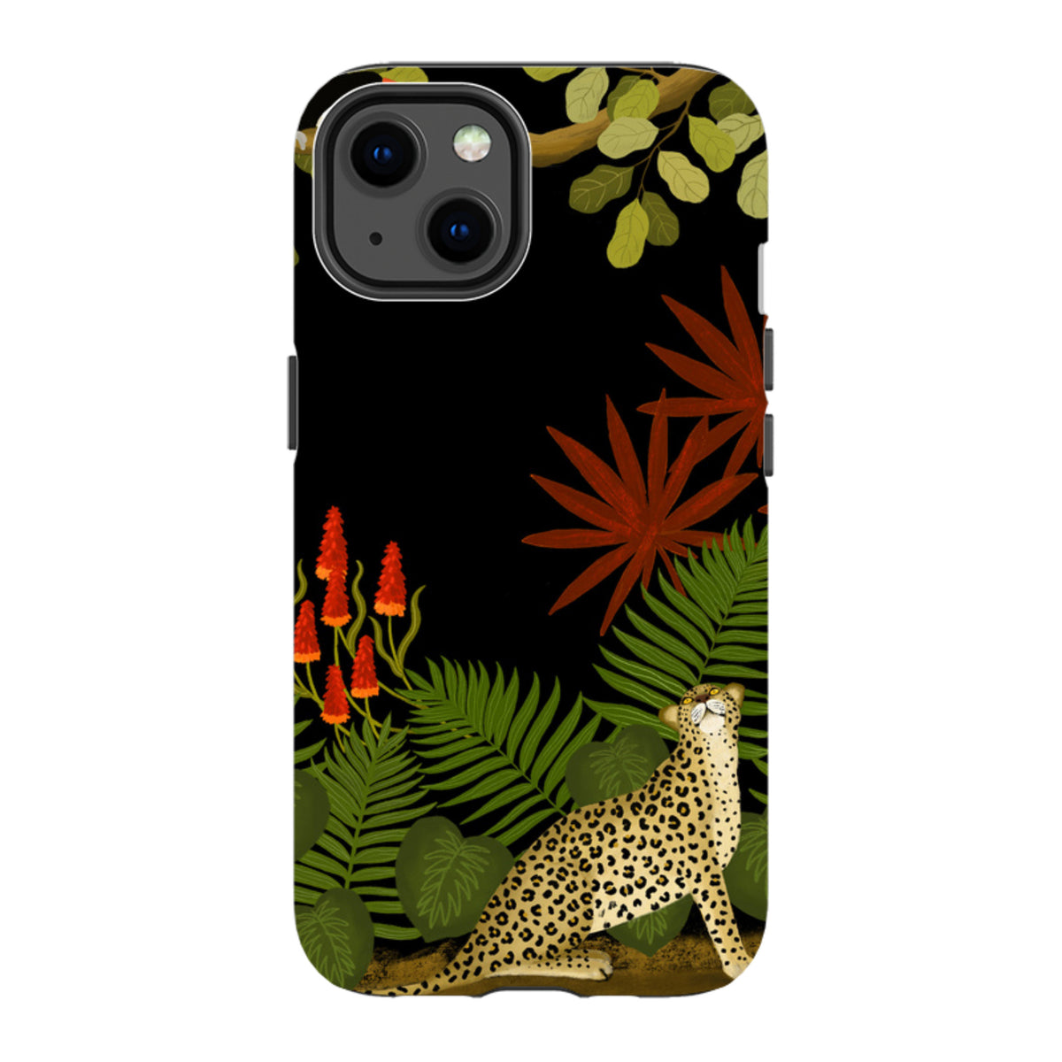 iPhone MagSafe Tough Case - Toucan Leopard By Bex Parkin