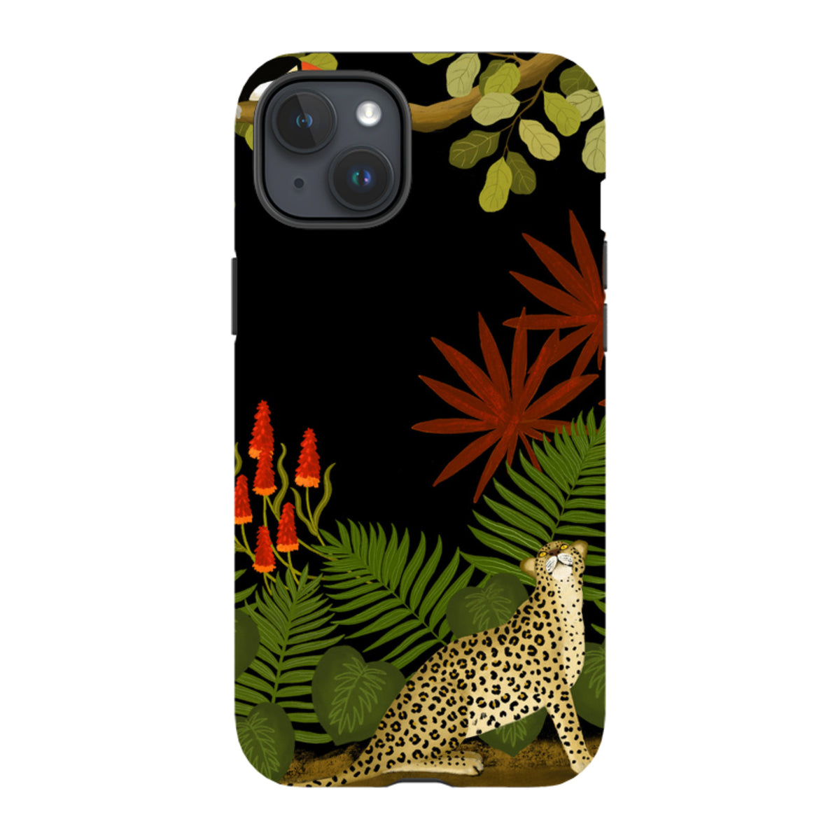 iPhone MagSafe Tough Case - Toucan Leopard By Bex Parkin