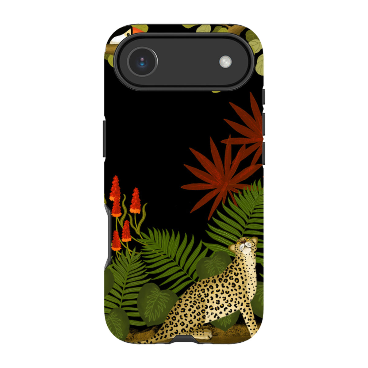iPhone MagSafe Tough Case - Toucan Leopard By Bex Parkin