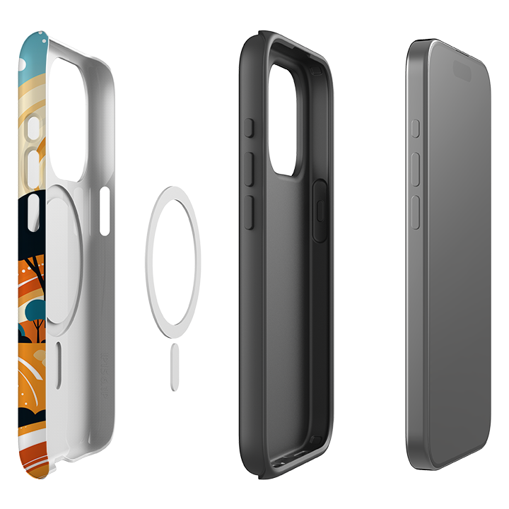 iPhone MagSafe Tough Case - Travel Stars