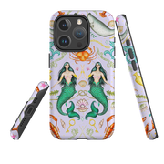 iPhone MagSafe Tough Case - Tritons Treasure Lilac By Catherine Rowe