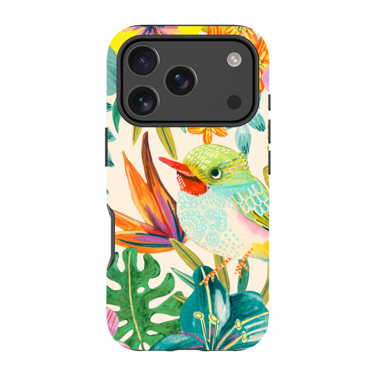 iPhone MagSafe Tough Case -  Tropical Bird II By Caroline Bonne Muller