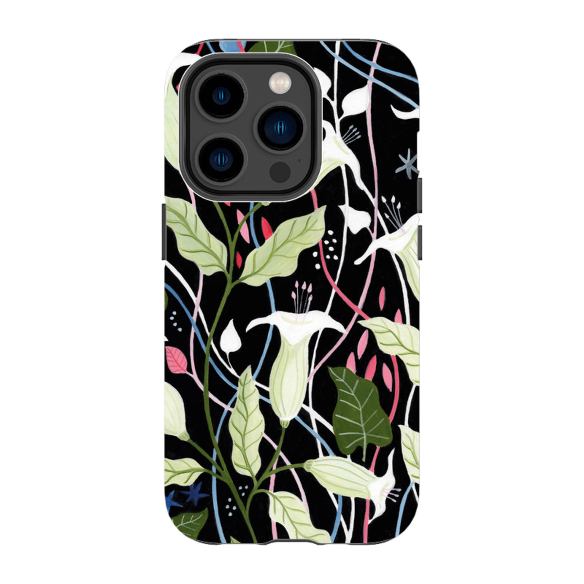 iPhone MagSafe Tough Case - Trumpet Flowers By Bex Parkin