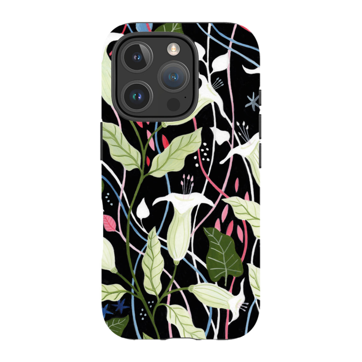 iPhone MagSafe Tough Case - Trumpet Flowers By Bex Parkin