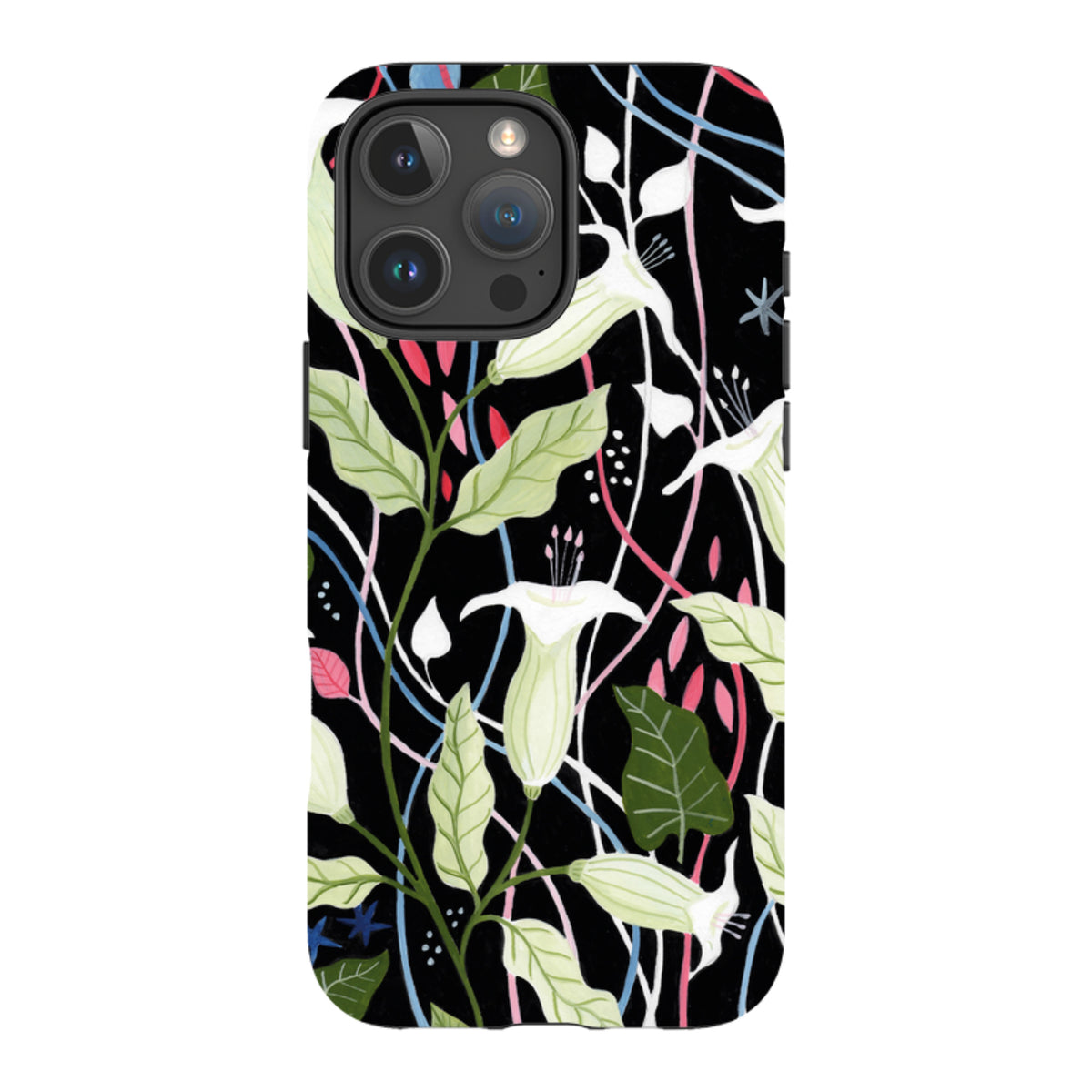 iPhone MagSafe Tough Case - Trumpet Flowers By Bex Parkin
