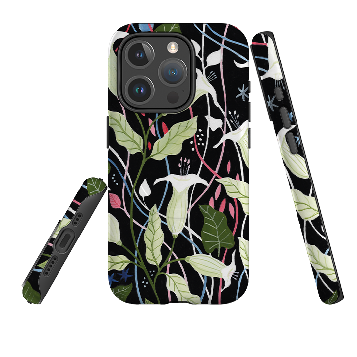 iPhone MagSafe Tough Case - Trumpet Flowers By Bex Parkin