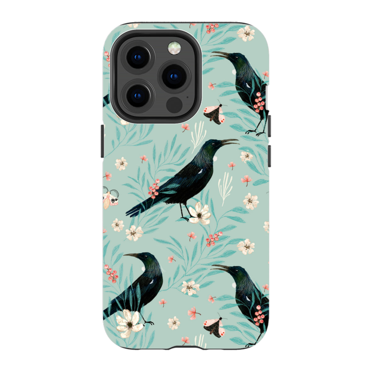 iPhone MagSafe Tough Case - Tui Light Blue By Katherine Quinn