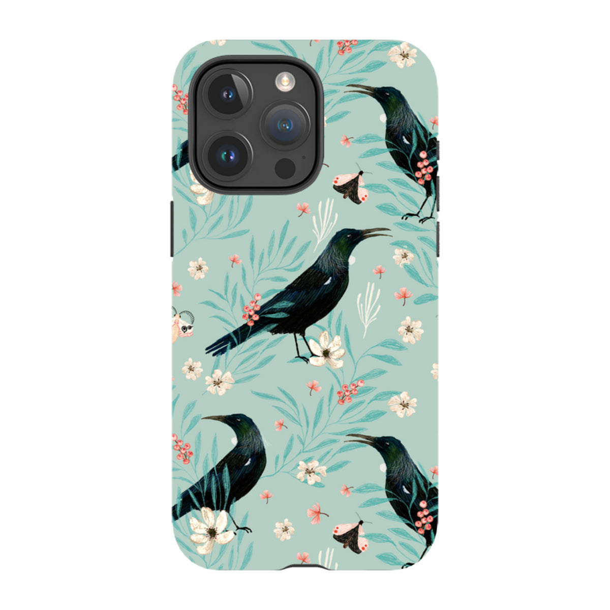 iPhone MagSafe Tough Case - Tui Light Blue By Katherine Quinn