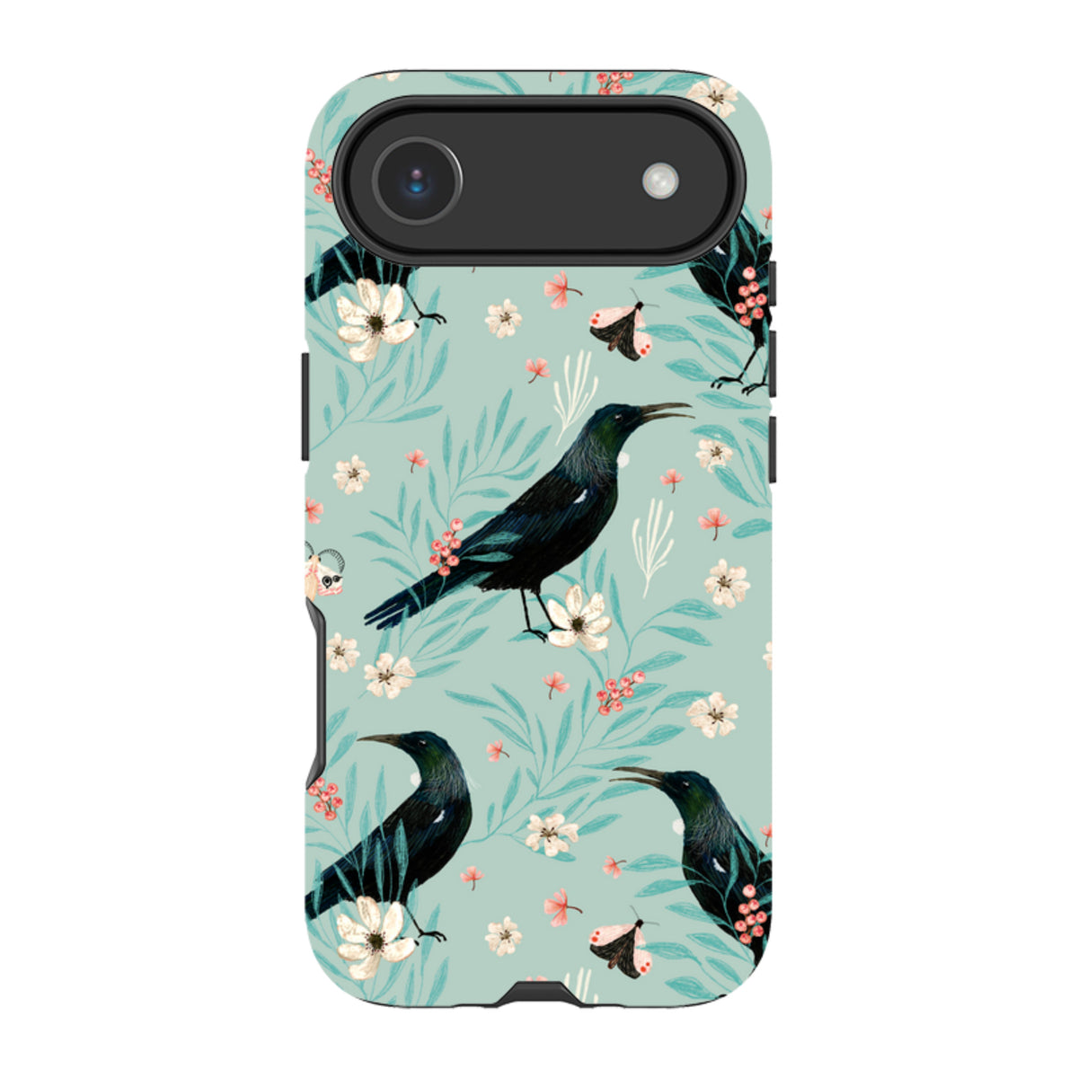 iPhone MagSafe Tough Case - Tui Light Blue By Katherine Quinn