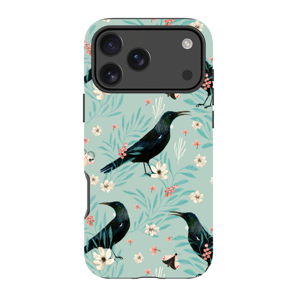 iPhone MagSafe Tough Case - Tui Light Blue By Katherine Quinn
