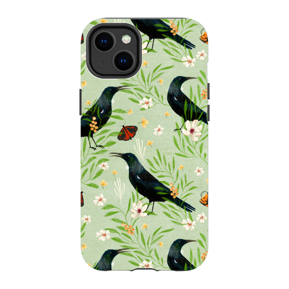 iPhone MagSafe Tough Case - Tui Mint By Katherine Quinn