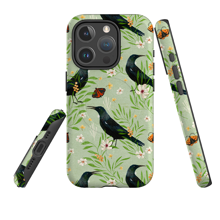 iPhone MagSafe Tough Case - Tui Mint By Katherine Quinn