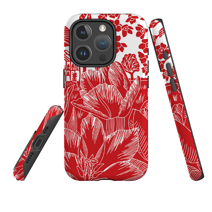 iPhone MagSafe Tough Case -  Tulip Silhouette By Kate Heiss