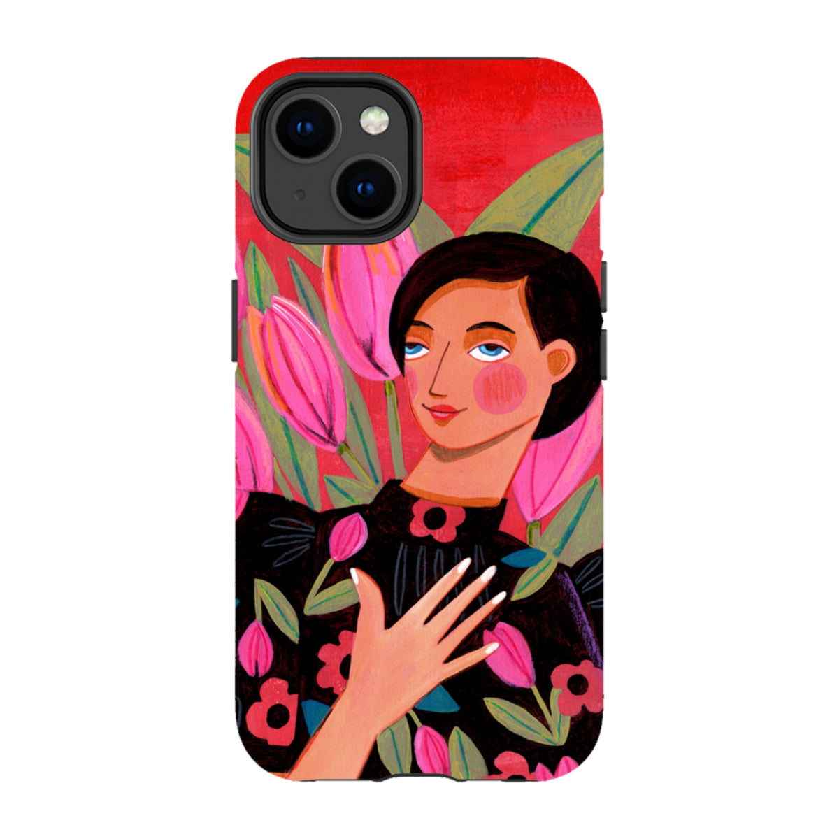 iPhone MagSafe Tough Case -  Tulip Woman By Caroline Bonne Muller