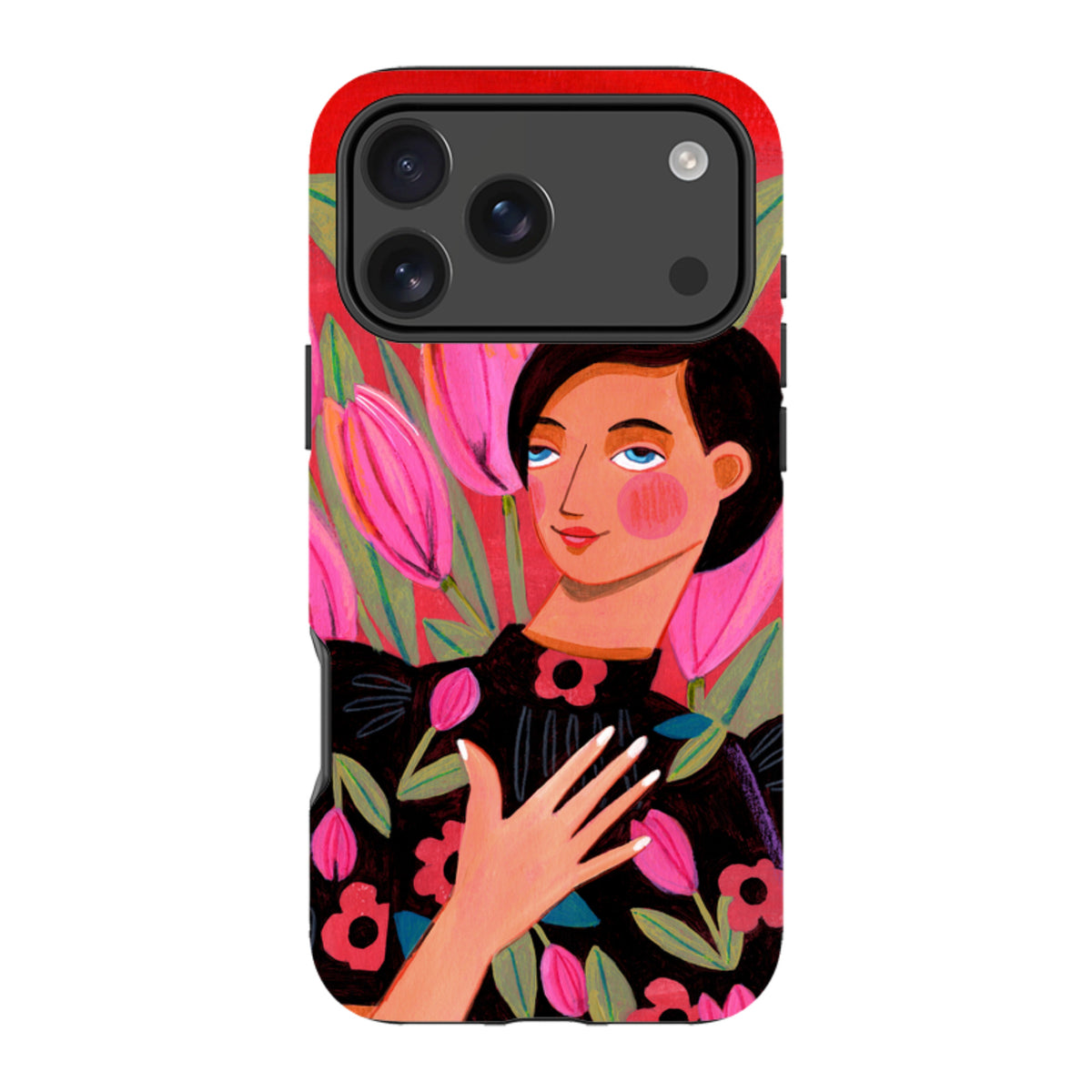 iPhone MagSafe Tough Case -  Tulip Woman By Caroline Bonne Muller