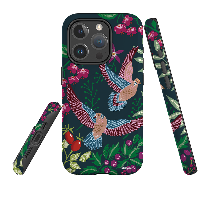 iPhone MagSafe Tough Case -  Two Turtle Doves By Kate Heiss