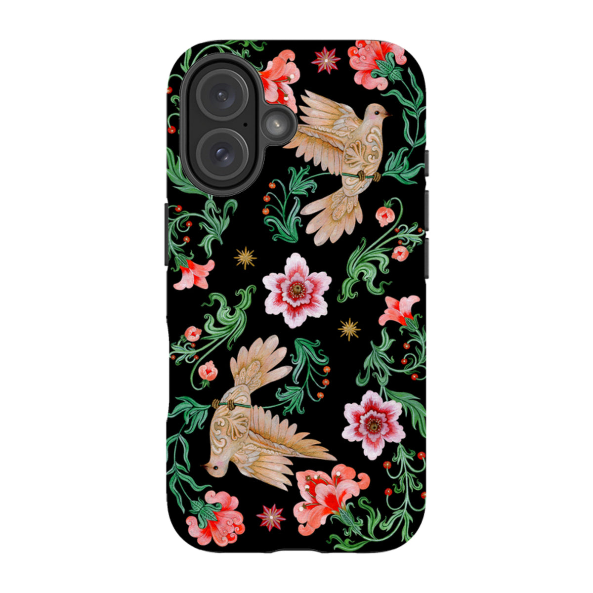 iPhone MagSafe Tough Case - Two Turtle Doves By Maria Matos