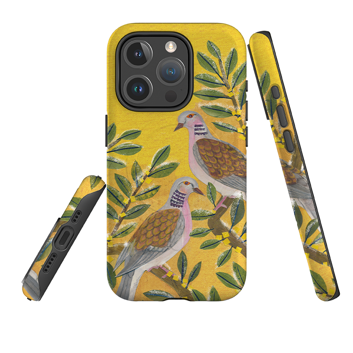 iPhone MagSafe Tough Case - Two Turtle Doves By Tracey English