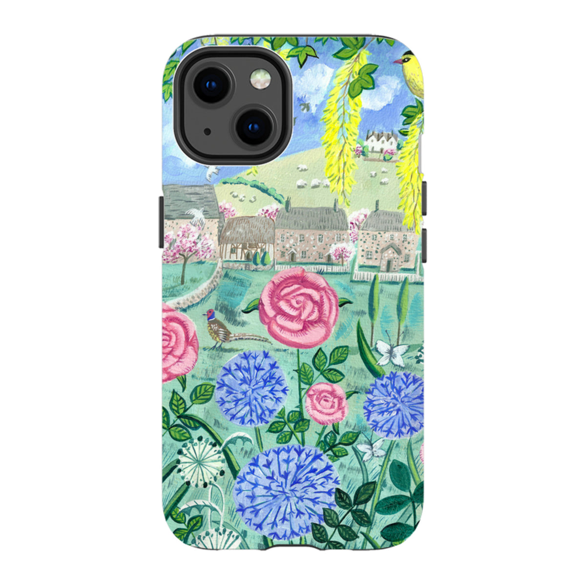 iPhone MagSafe Tough Case - Village Floral By Mary Stubberfield