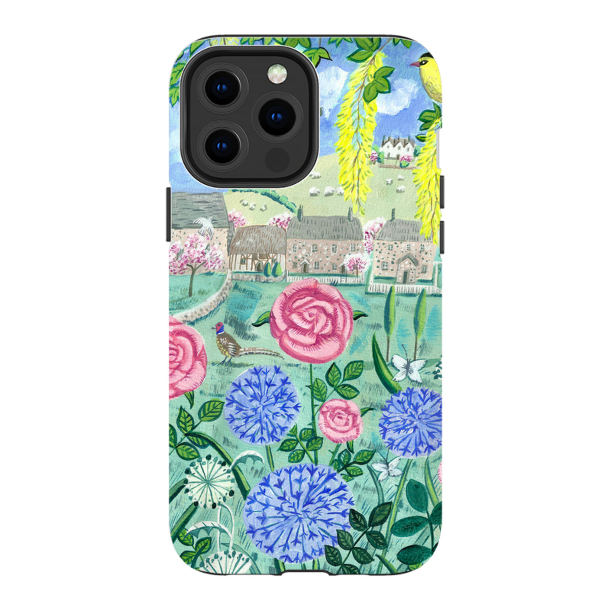 iPhone MagSafe Tough Case - Village Floral By Mary Stubberfield