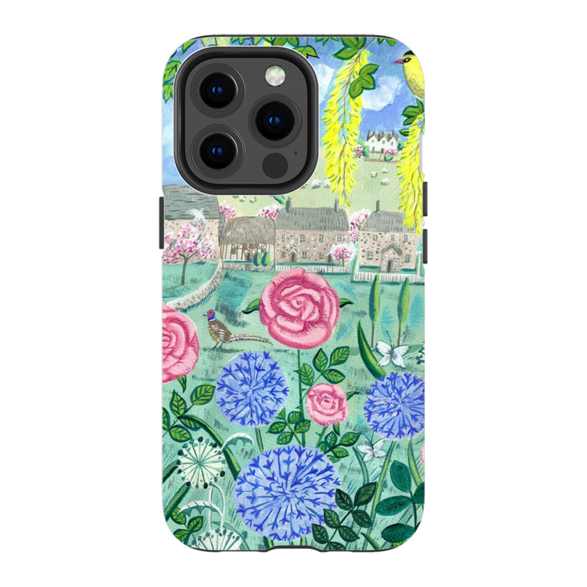 iPhone MagSafe Tough Case - Village Floral By Mary Stubberfield