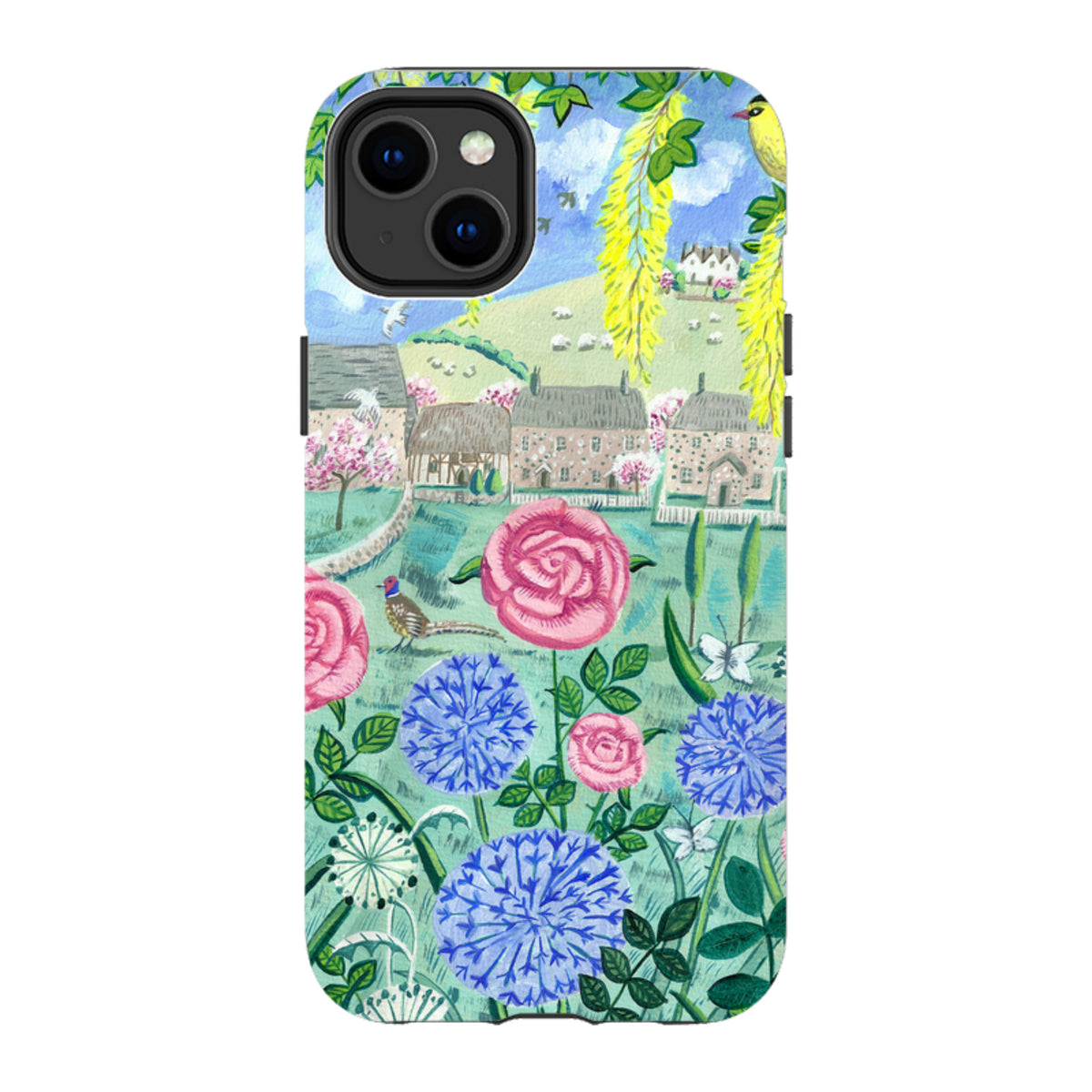 iPhone MagSafe Tough Case - Village Floral By Mary Stubberfield