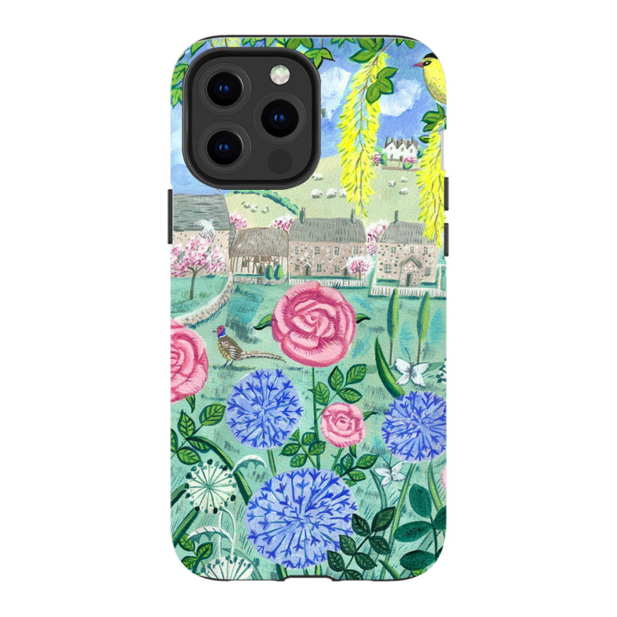 iPhone MagSafe Tough Case - Village Floral By Mary Stubberfield