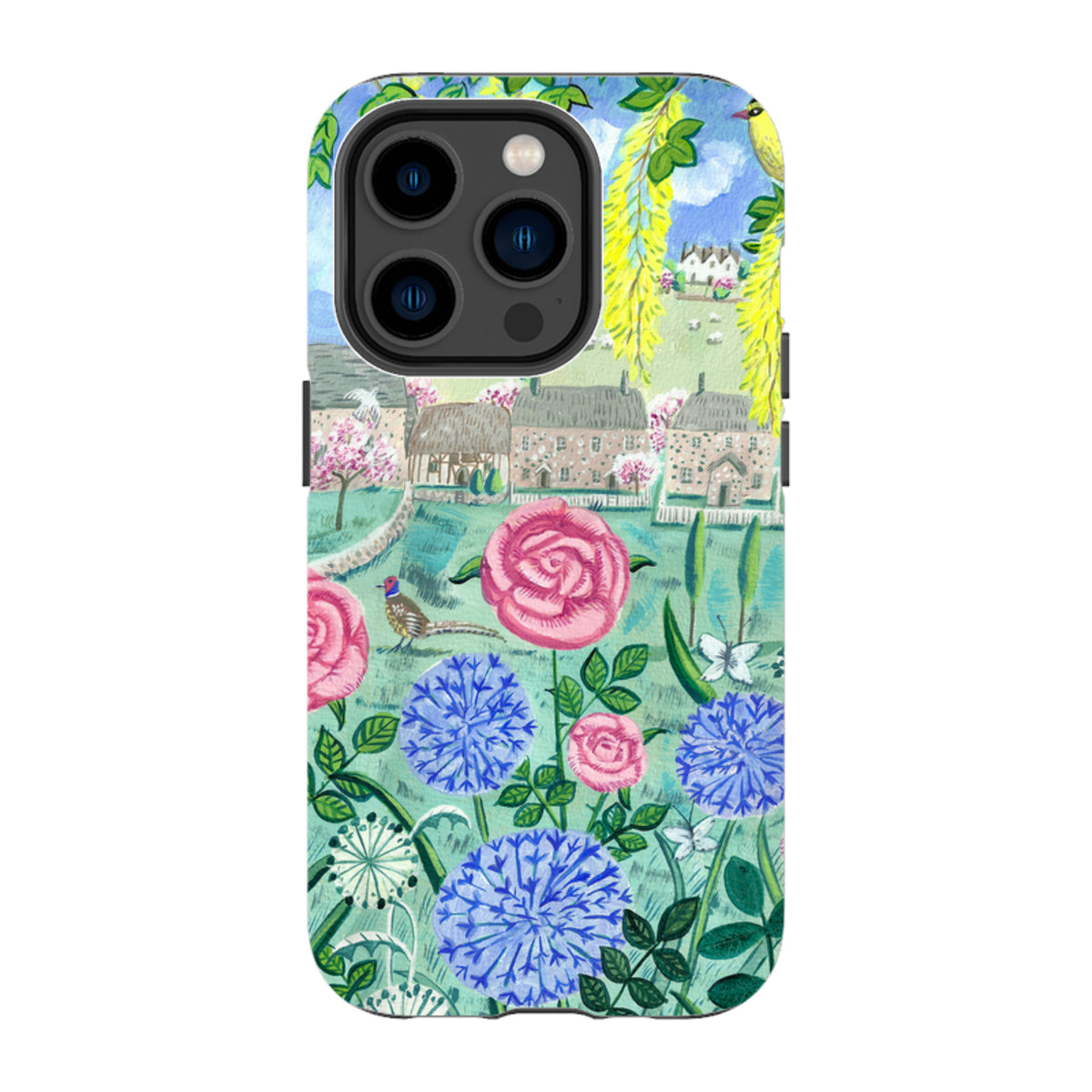 iPhone MagSafe Tough Case - Village Floral By Mary Stubberfield