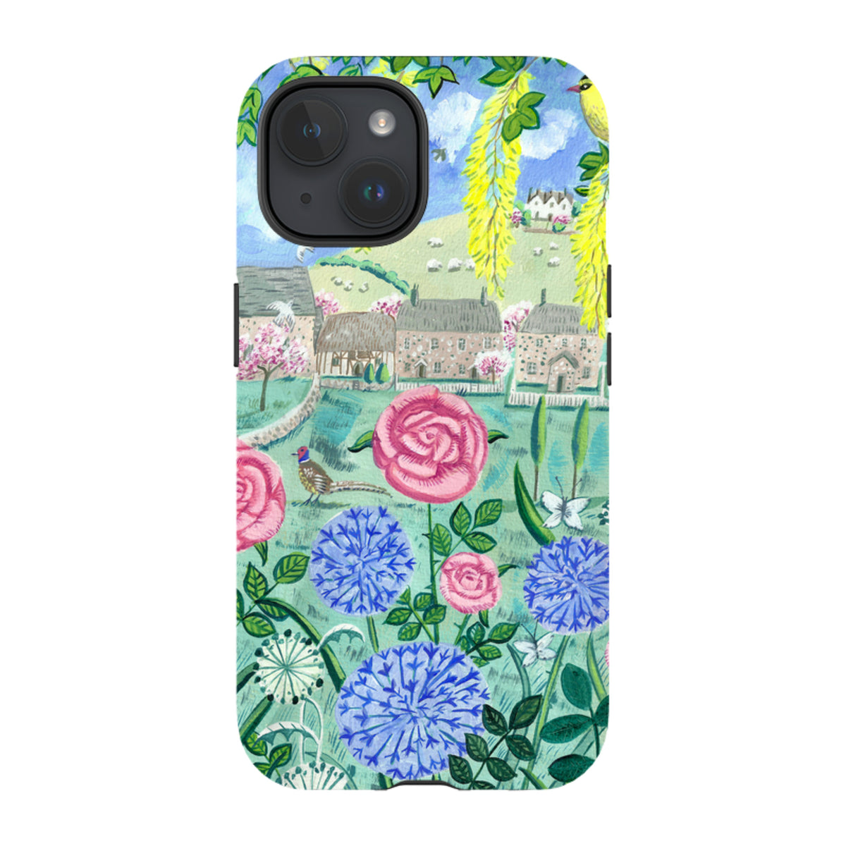 iPhone MagSafe Tough Case - Village Floral By Mary Stubberfield