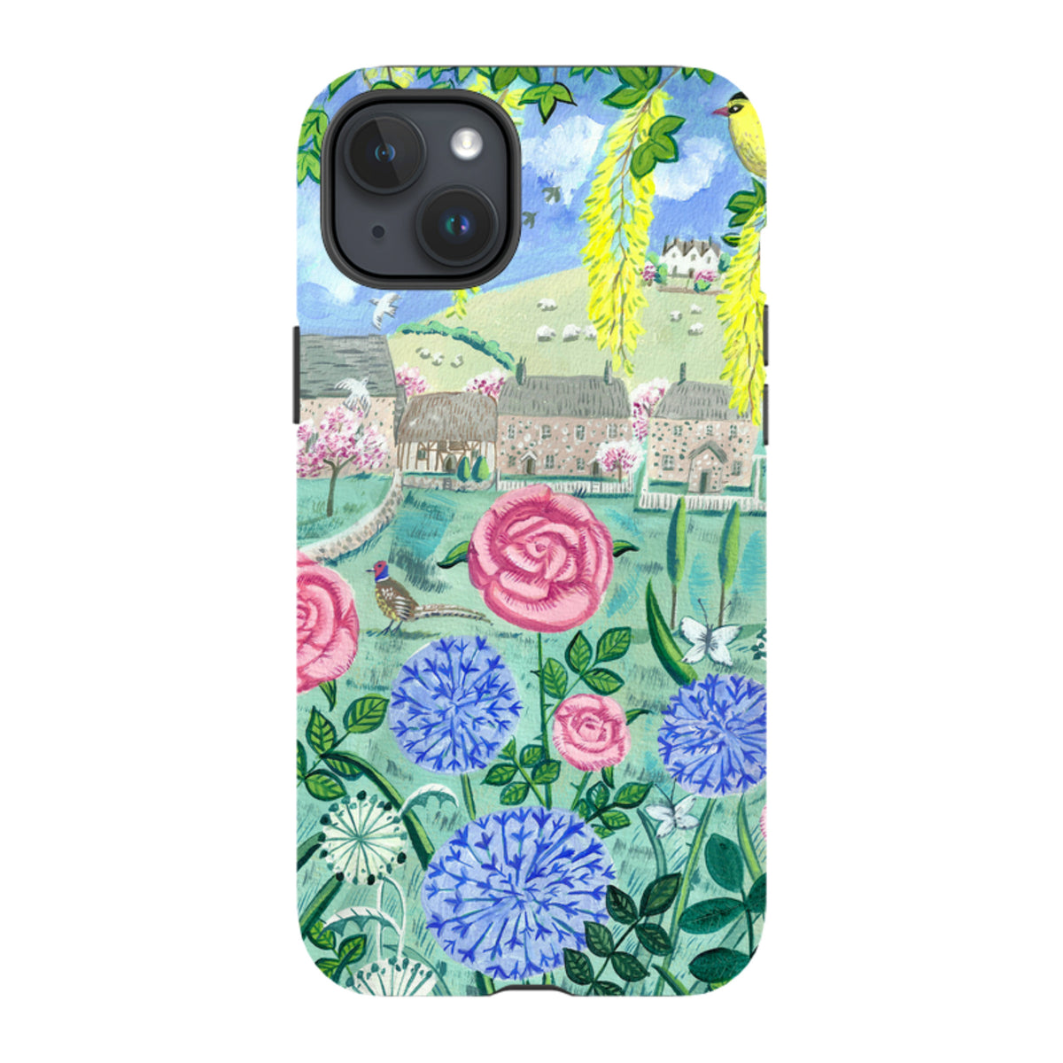 iPhone MagSafe Tough Case - Village Floral By Mary Stubberfield