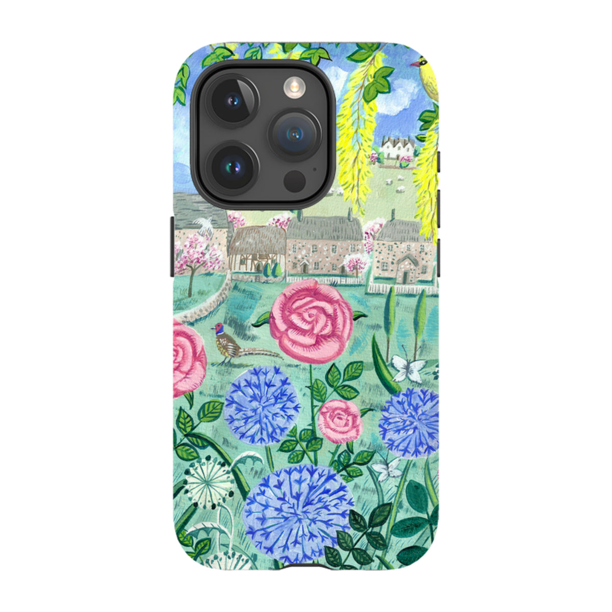 iPhone MagSafe Tough Case - Village Floral By Mary Stubberfield