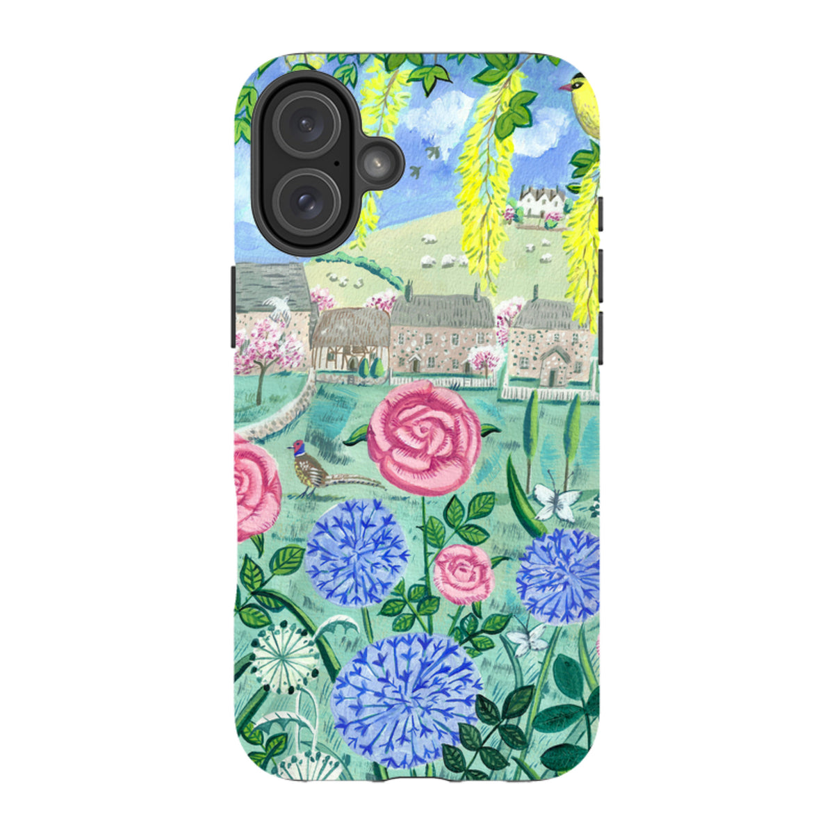 iPhone MagSafe Tough Case - Village Floral By Mary Stubberfield