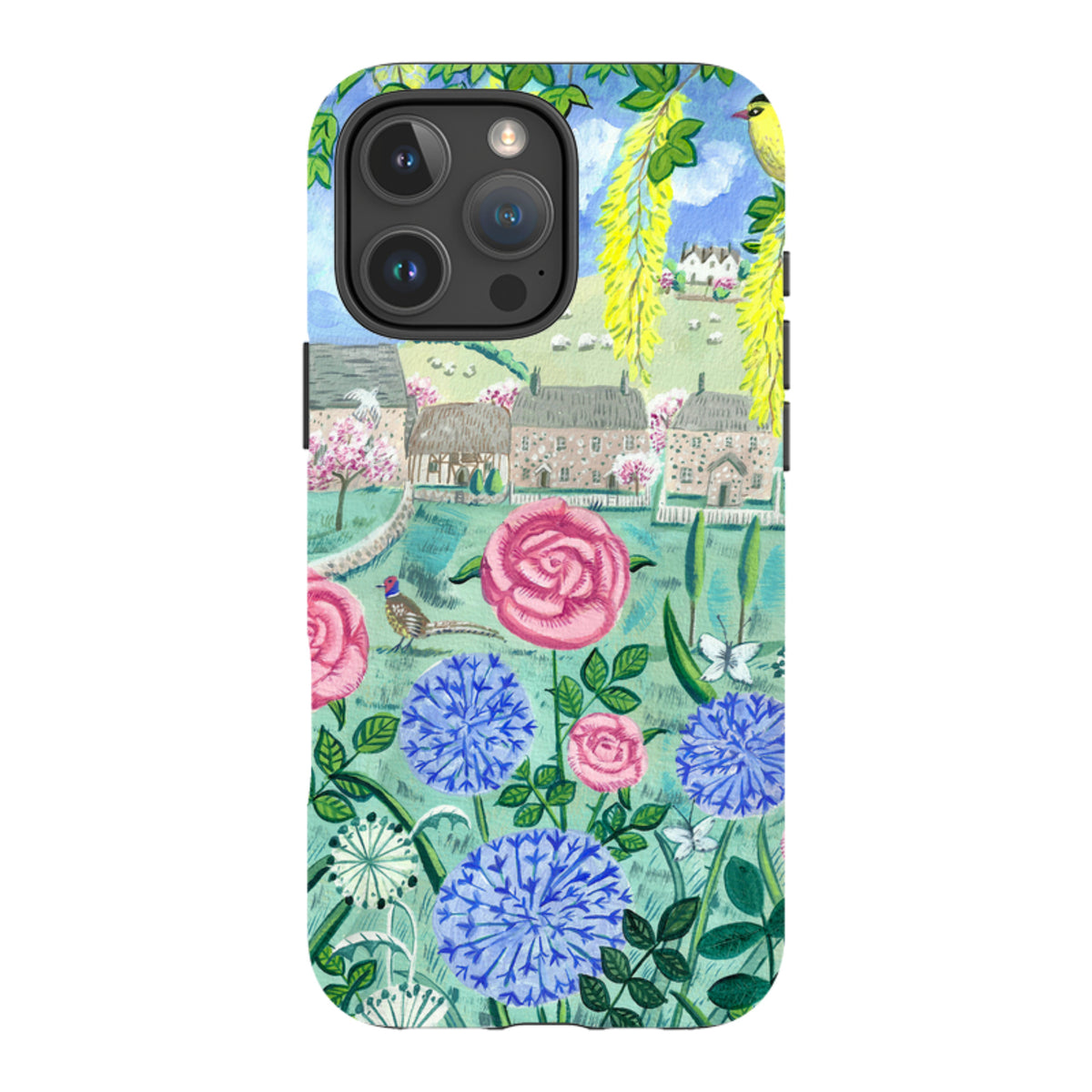 iPhone MagSafe Tough Case - Village Floral By Mary Stubberfield